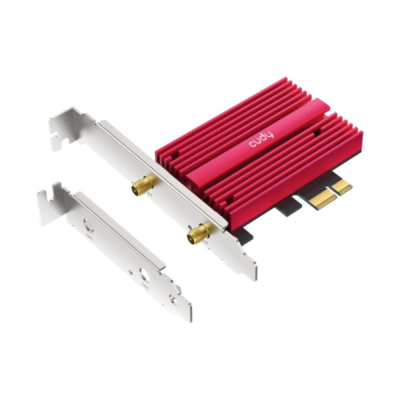 Адаптер WiFi 7 Cudy WE9300S BE9300 PCI Express тридіапазонний з Bluetooth 5.4
