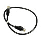 Патч-корд мережевий гігабітний Trinix UTP, RJ-45, CAT.5 0.5m Black