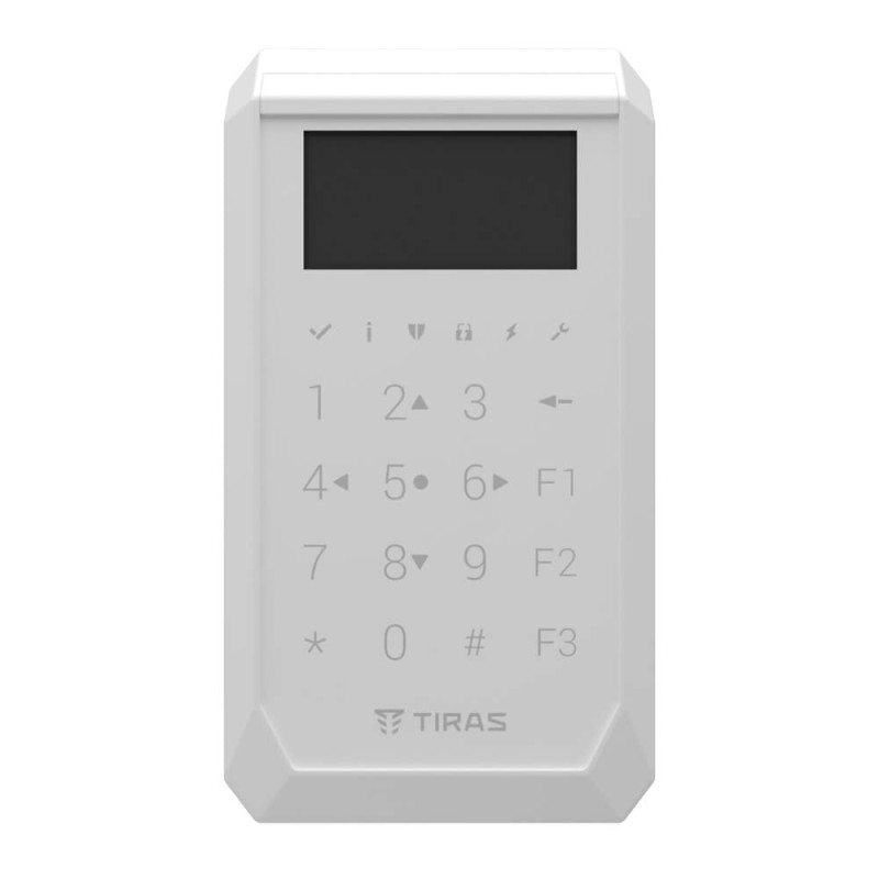 Клавіатура Tiras K-PAD OLED White з OLED-дисплеєм
