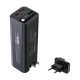 Повербанк 20000mAh Choetech B1012 Grey 100W з EU адаптером QC3.0 PD3.0, вбудований кабель