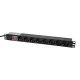 Блок розеток Trinix TRX-PDU/8M-16А Black для комутаційної шафи 19