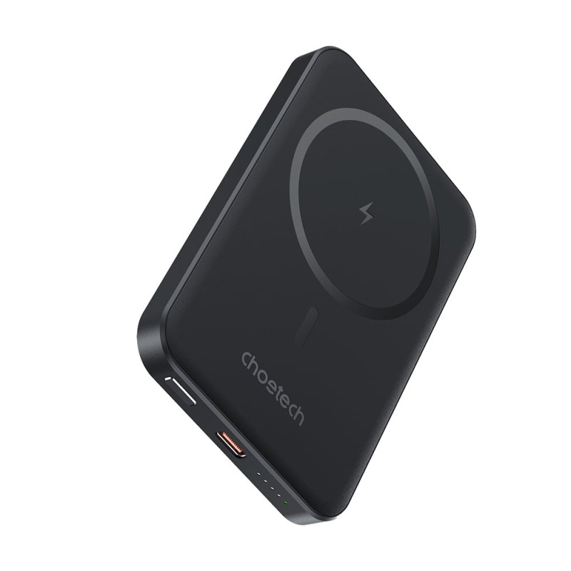 Повербанк 5000mAh Choetech B709 Black PD3.0 бездротова магнітна зарядка