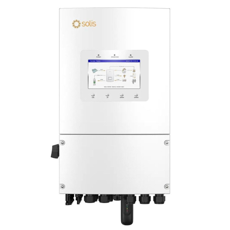 Гібридний однофазний інвертор 6kW Solis S6-EH1P6K-L-PLUS 48V WiFi 2 MPPT