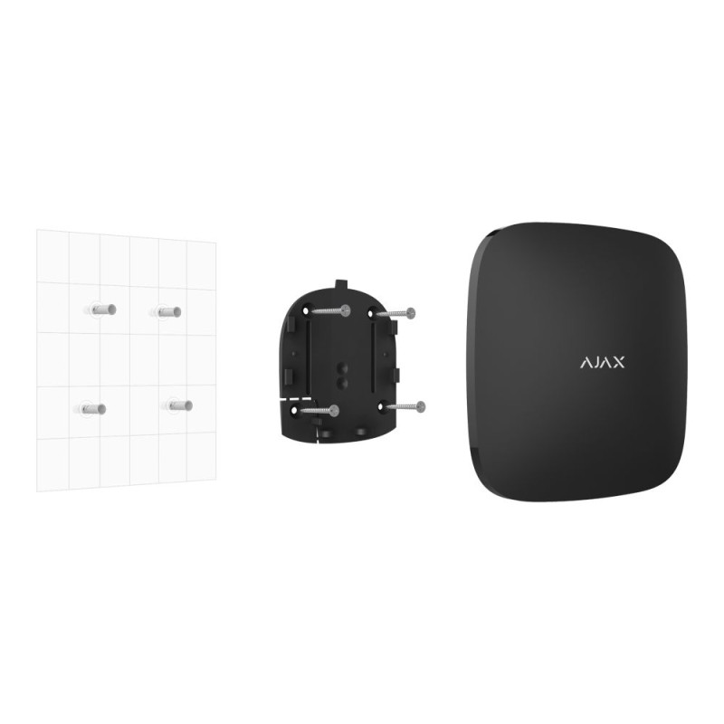 Інтелектуальна централь Ajax Hub чорна з 2G, Ethernet