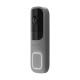 Відеодзвінок з WiFi 4Mp Ajax DoorBell Gray із вбудованим штучним інтелектом та ІЧ датчиком руху
