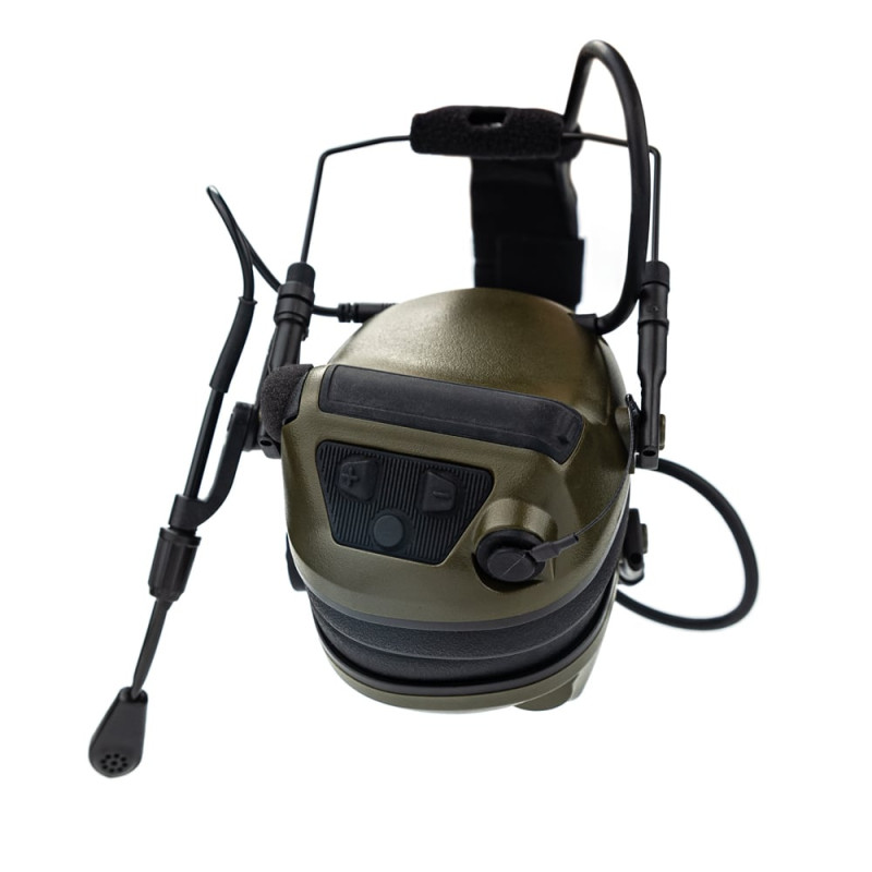Активні захисні навушники Earmor M33 (FG) Olive з Bluetooth та гарнітурою