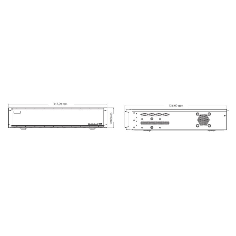 IP-відеореєстратор 64-канальний 16Mp TVT TD-3364H8-A3H-B