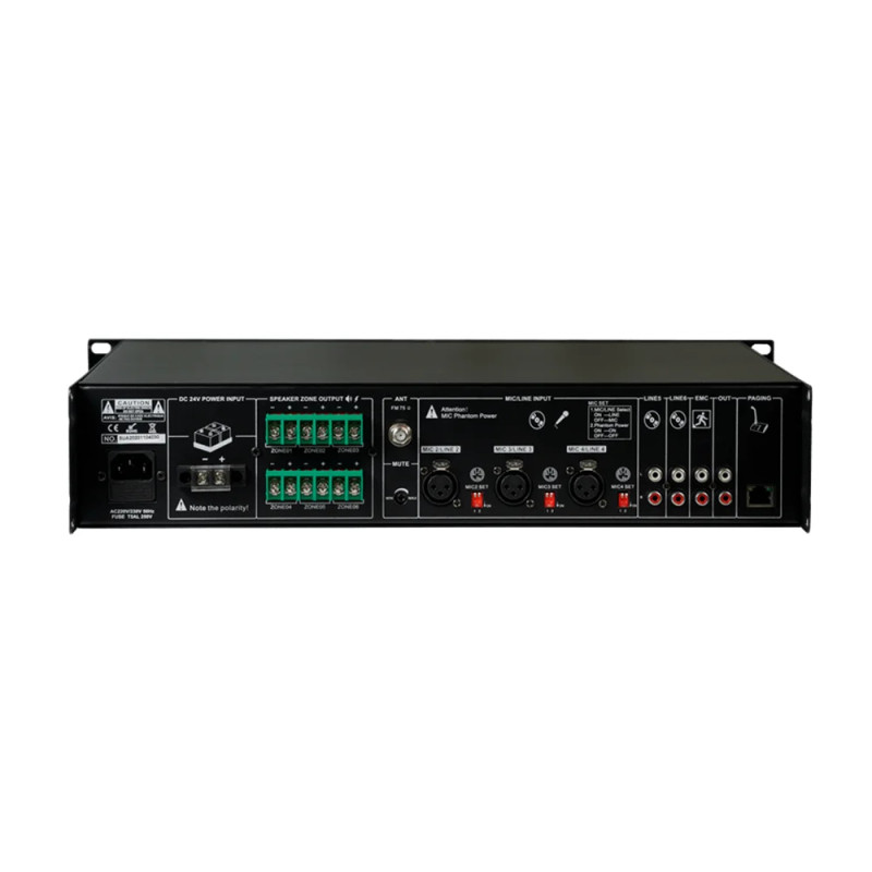 Мікшуючий підсилювач CMX DA-240MT, 6 зон, 19