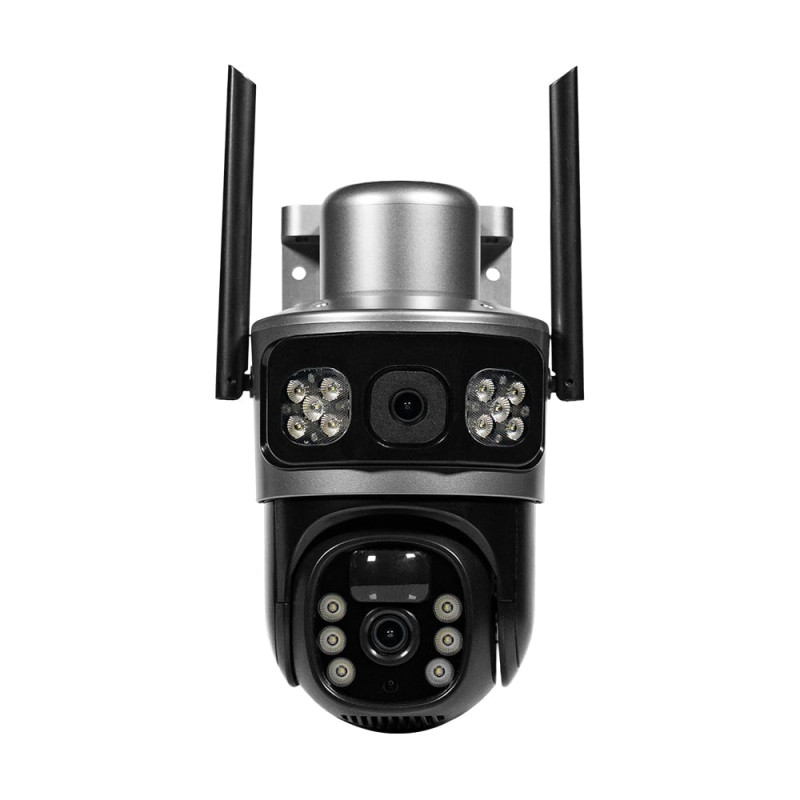 IP PTZ-відеокамера автономна з 4G та сонячною панеллю 3Mp+3Mp Light Vision VLC-9430IG/2C3S (Solar) f=4mm, на акумуляторних батареях