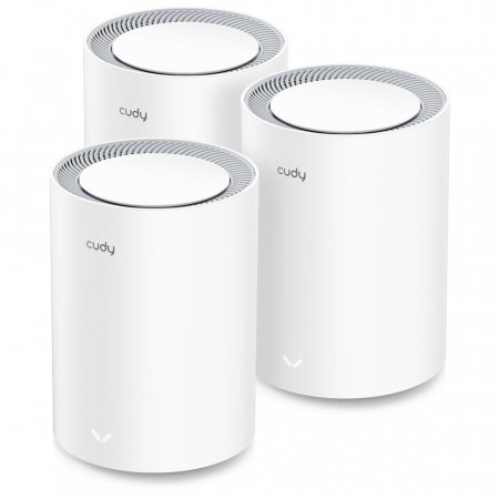 Маршрутизатор WiFi Mesh-система WiFi 6 Cudy M1800 (3-Pack) 3 штуки дводіапазонні гігабітні