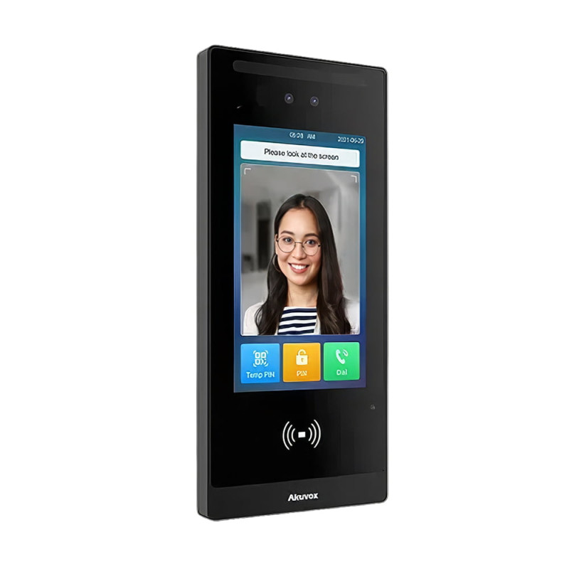 IP-відеопанель багатоабонентська 2Mp Akuvox E18C з екраном 7