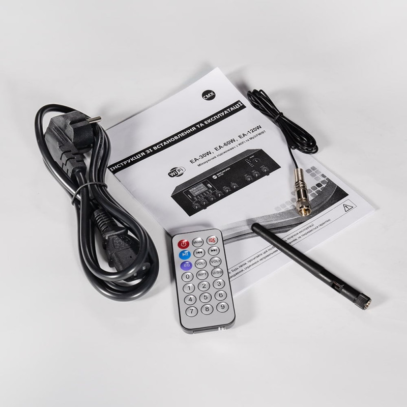 Мікшуючий підсилювач CMX EA-120W, 1 зона, Wi-Fi