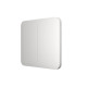 Кнопка Button (white/біла) для LightSwitch SoloButton (2-gang) Ajax