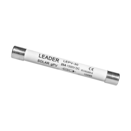 Плавкий запобіжник 20A 1500V Leader FSKDC20AL для сонячних панелей