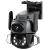 IP PTZ-відеокамера з WiFi 4Mp (2*2Mp) Light Vision VLC-9692WI10ZL f=4+8mm, ІЧ+LED-підсвічування, з мікрофоном