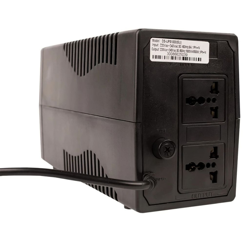 Джерело безперебійного живлення 1000VA/500W Hikvision DS-UPS1000/EU