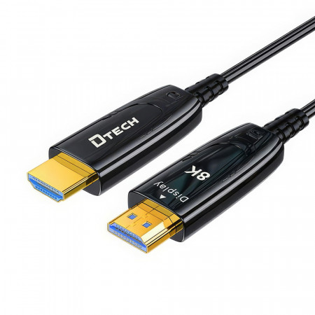 Кабель оптичний HDMI 2.1 30m Dtech DT-HOF8030