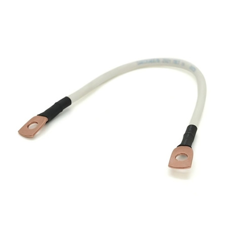 Кабель для з'єднання АКБ (перемичка) довжина 50cm, дріт мідний ПВ-3 10mm2 з клемами М8