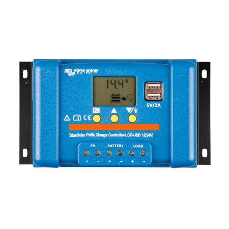 PWM-контролер заряду сонячних панелей Victron Energy BlueSolar PWM-LCD&USB 12/24V-30A