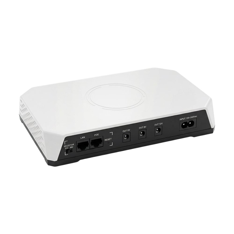 Джерело безперебійного живлення Mini UPS SKE POE-36E-LFP 48V 20000mAh 5V/9V/12V/24V/48V/PoE, LiFePO4 4*5Ah, для роутера та оптичного терміналу