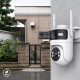 IP PTZ-відеокамера з WiFi 4Mp+4Mp Light Vision VLC-9304WI/2C (Tuya) f=4mm, ІЧ+LED-підсвічування, з мікрофоном