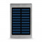 Повербанк з сонячною панеллю 10000mAh Power Bank Kraft KPB-1012SL Silver LED-ліхтар. Photo 1