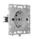 Механізм розетки Ajax OutletCore (basic) [type F] для вбудованої горизонтальної розетки Outlet (basic) [type F]