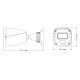 IP-відеокамера 2Mp TVT TD-9421S4L-C(D/PE/AW1) White f=2.8mm, ІЧ+LED-підсвічування, з мікрофоном