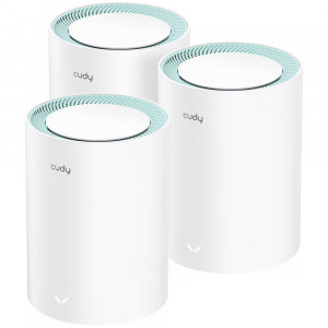 Маршрутизатор WiFi Mesh-система WiFi 5 Cudy M1300 (3-Pack) 3 штуки дводіапазонні гігабітні