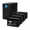 Комплект резервного живлення: ДБЖ Kraft PSW3000VA/2400W(LCD)48V UPS + акумулятор Trinix 100 Аг AGM (2 шт.). Photo 1