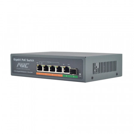 PoE комутатор NVC-604Gs