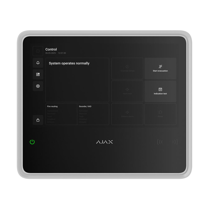 Аксесуар для підведення живлення до ППКП Ajax GlandBox White