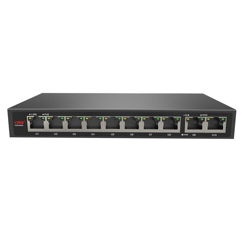 PoE-комутатор 10-портовий гігабітний ONV-POE33108P