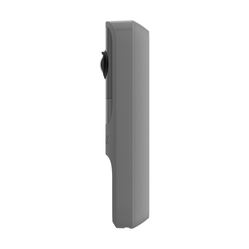 Відеодзвінок з WiFi 4Mp Ajax DoorBell Gray із вбудованим штучним інтелектом та ІЧ датчиком руху