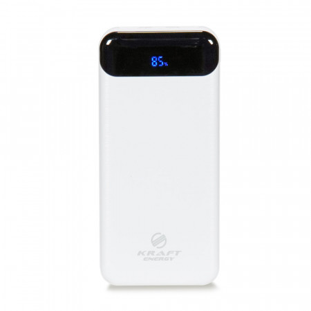 Повербанк 10000mAh Power Bank Kraft KPB-2010FC White 22.5W QC3.0