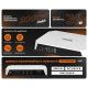 Джерело безперебійного живлення DC UPS Trinix TRX-MUPS-3648PoE (20000mAh LiFePo4) 5V/9V/12V/24V/48V/PoE, LiFePo4 4*5Ah, для роутера і медіаконвертера