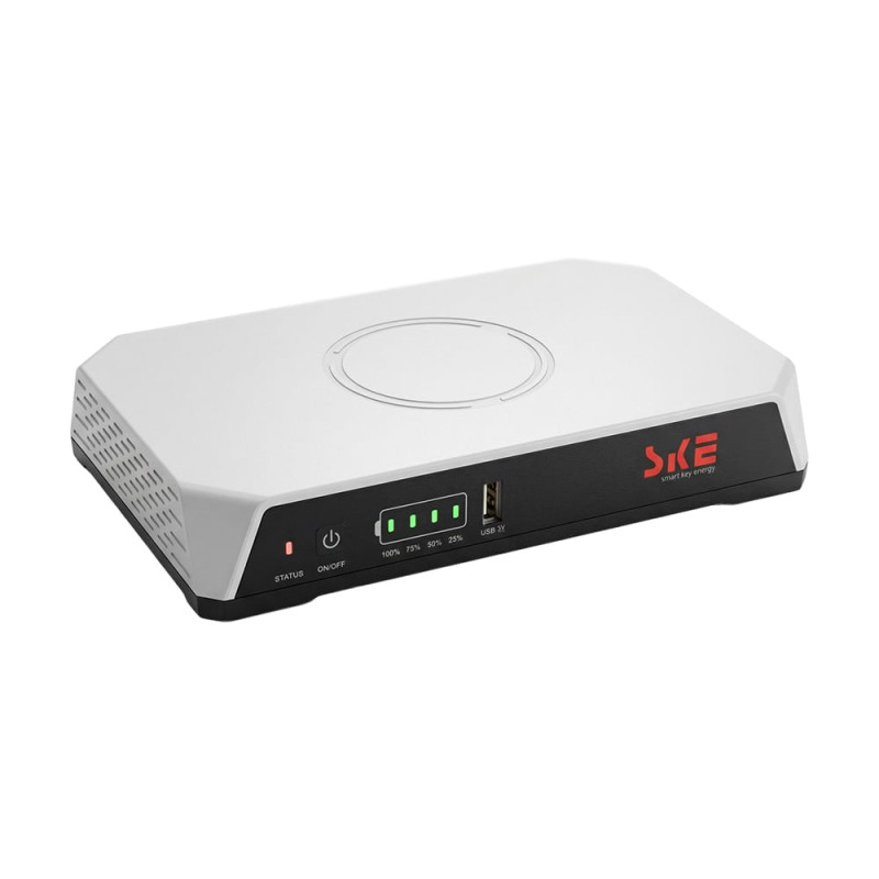 Джерело безперебійного живлення Mini UPS SKE POE-36E-LFP 48V 20000mAh 5V/9V/12V/24V/48V/PoE, LiFePO4 4*5Ah, для роутера та оптичного терміналу