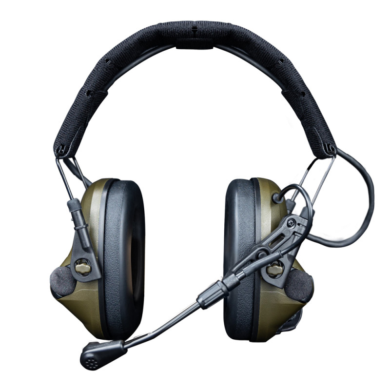 Активні захисні навушники Earmor M33 (FG) Olive з Bluetooth та гарнітурою