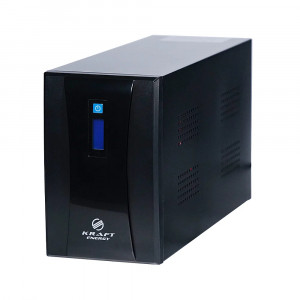 Джерело безперебійного живлення KRF-2000VA/1200W(LСD) UPS Kraft