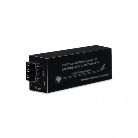 Медіаконвертер micro-mini+PoE LNK-M3011SFP-PD E-LINK