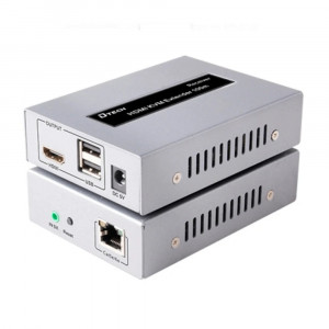 Подовжувач відеосигналу HDMI 50m Dtech DT-7054 USB 2.0 with IR