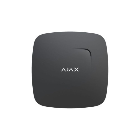 Бездротовий датчик диму та чадного газу Ajax FireProtect Plus чорний з температурним сенсором