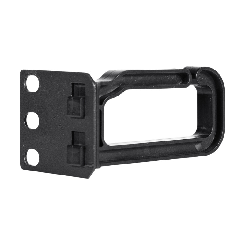Кабельний організатор-кільце Trinix TRX-1U/CM-R Black для комутаційної шафи 19