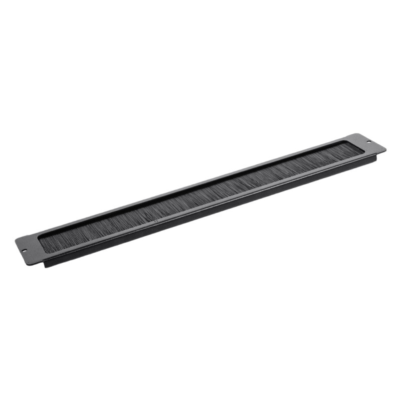 Кабельне введення Trinix TRX-1U/CEB Black з щіткою для комутаційної шафи 19
