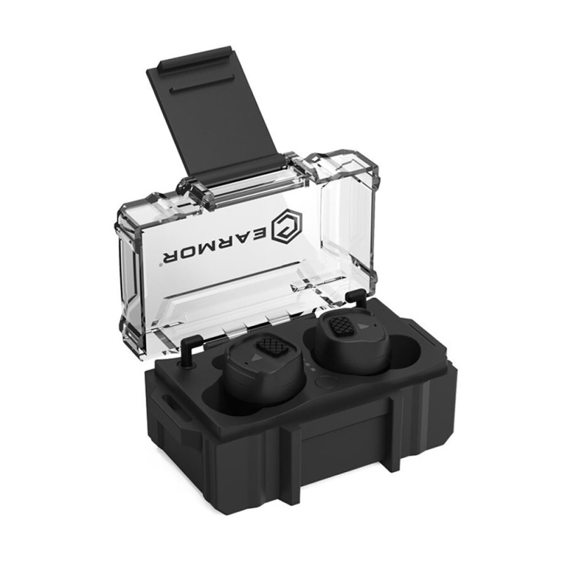 Активні захисні навушники (беруші) Earmor M20T PRO Black з Bluetooth 5.4
