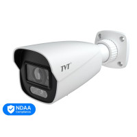 IP-відеокамера 4Mp TVT TD-9442C4-A(PE/AW3) White Full Color f=2.8mm з мікрофоном