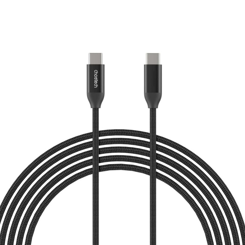 Кабель Choetech XCC-1035 Black USB-C to USB-C PD3.1 240W 1m