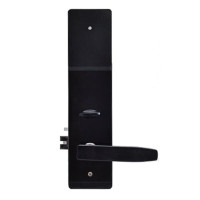 Замок електромеханічний автономний Trinix TRL-5102BT Black Left з Bluetooth і зчитувачем Mifare