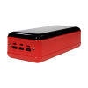 Повербанк 50000mAh Power Bank Kraft KPB-1650L Red 2 світлодіоди