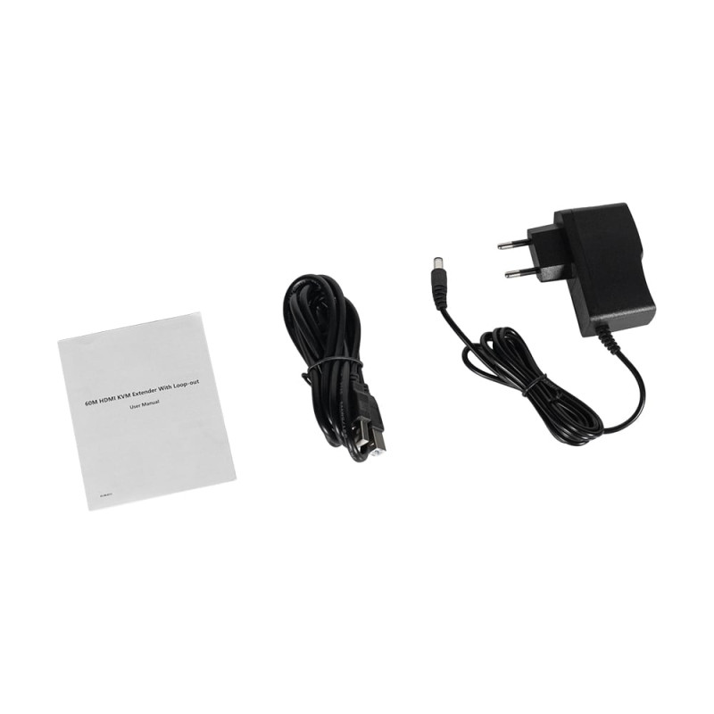 Подовжувач відеосигналу HDMI 60m E-LINK LNK-HDE-60KVM